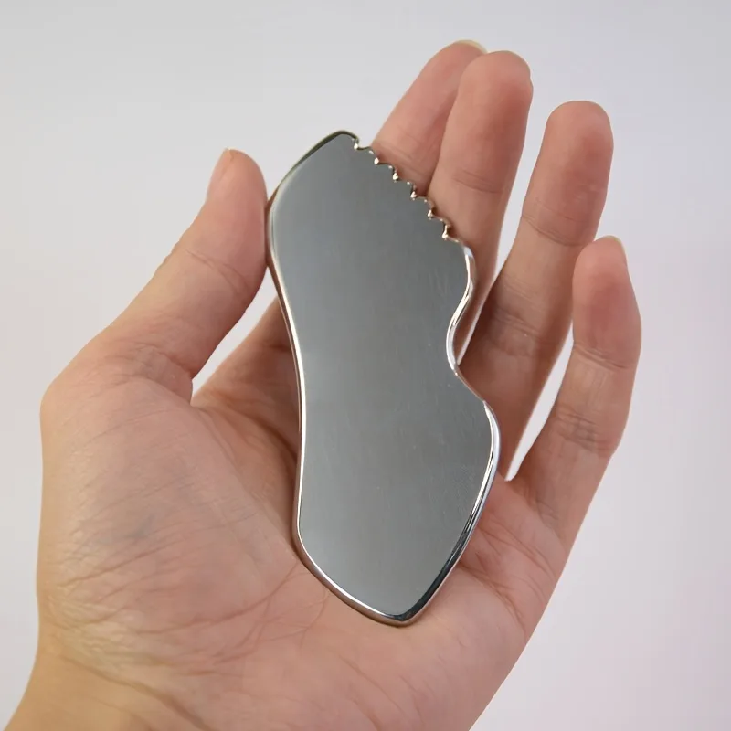 Gua sha de acero inoxidable para rostro y cuerpo, foto 7