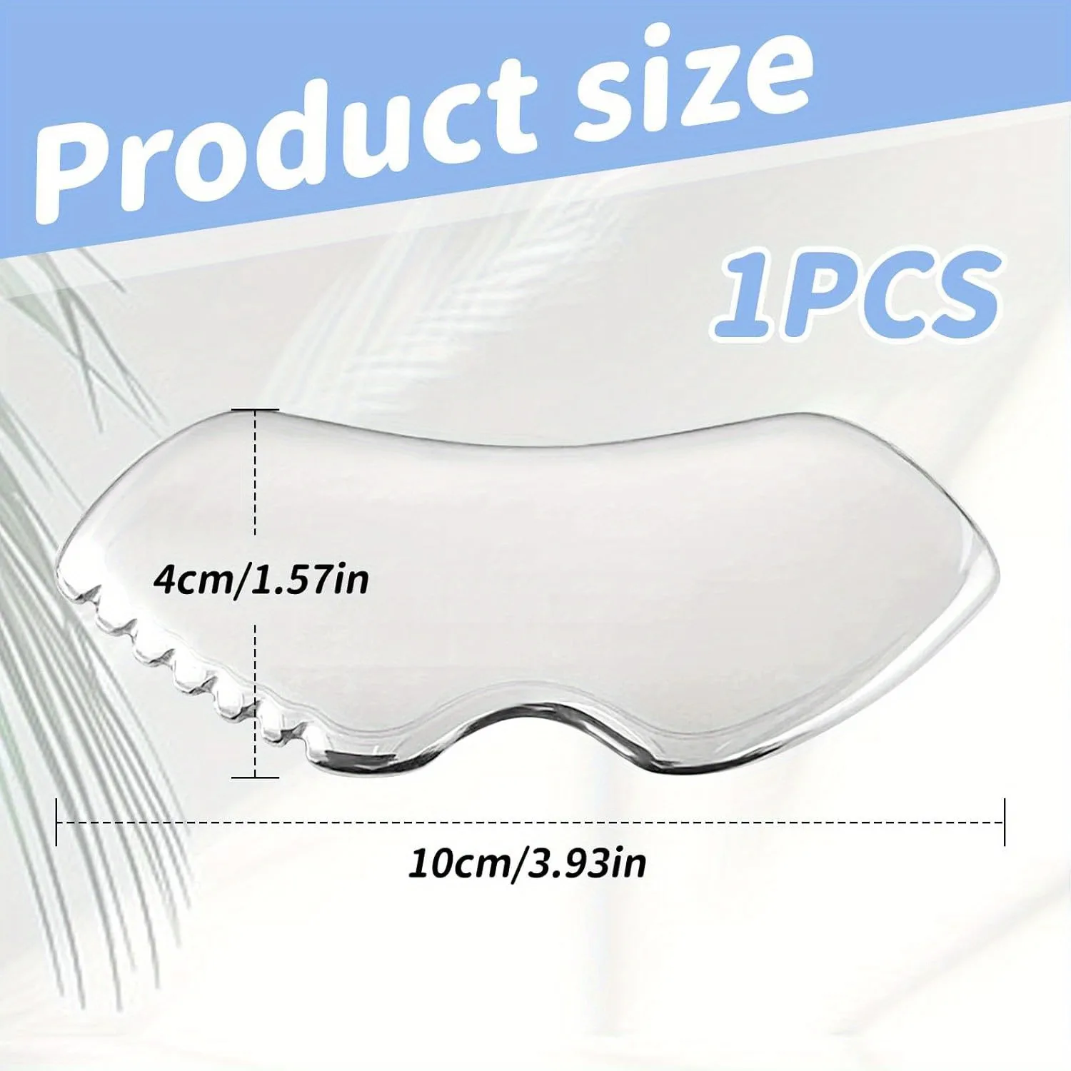 Gua sha de acero inoxidable para rostro y cuerpo, foto 3